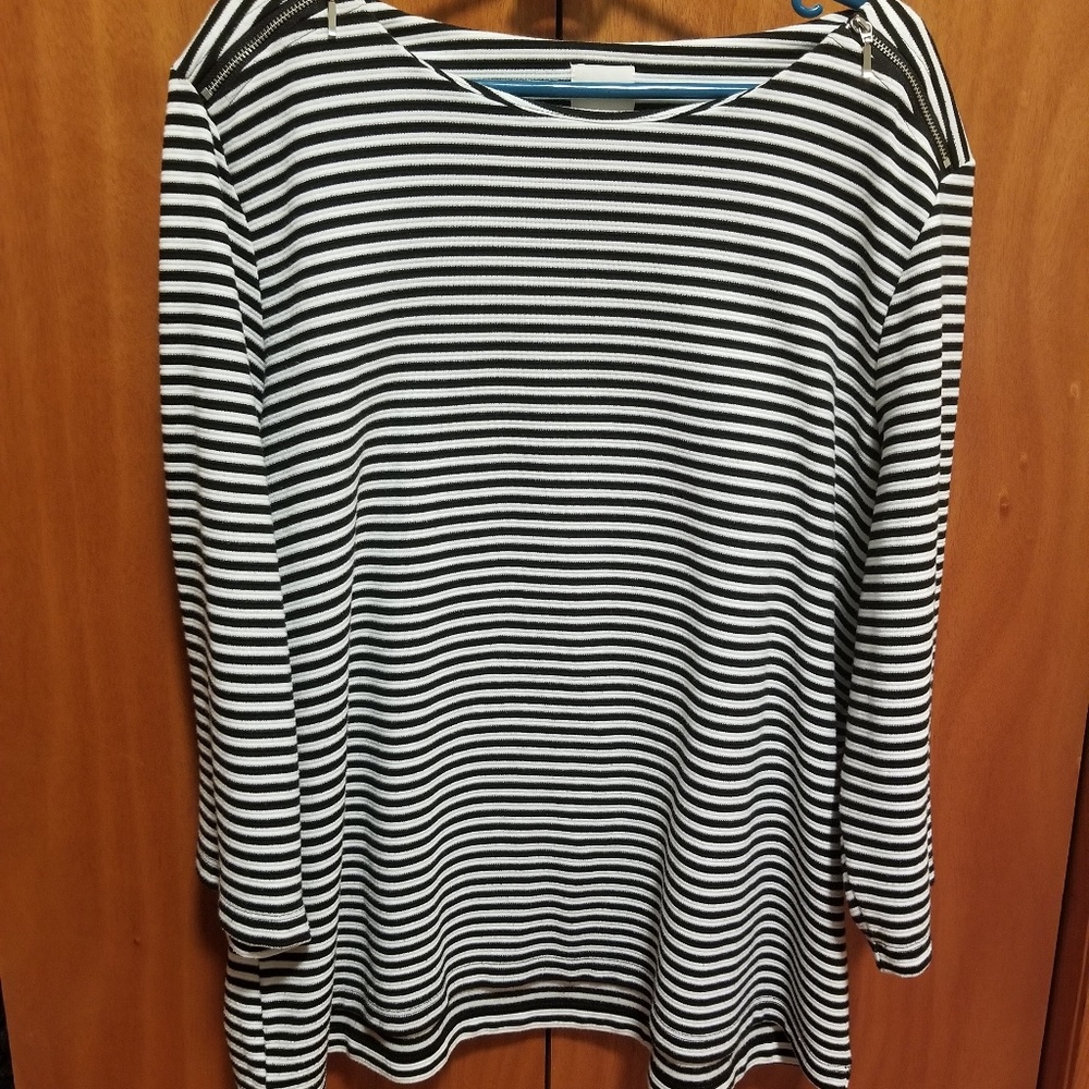 Chico's Striped Shirt